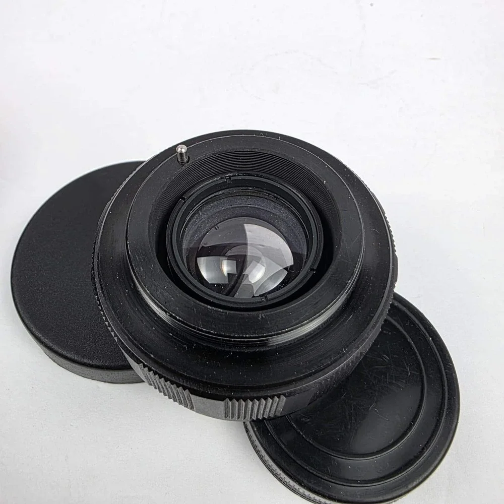 Vintage Automatic Lens Converter Japan with Leather Case and Caps Black